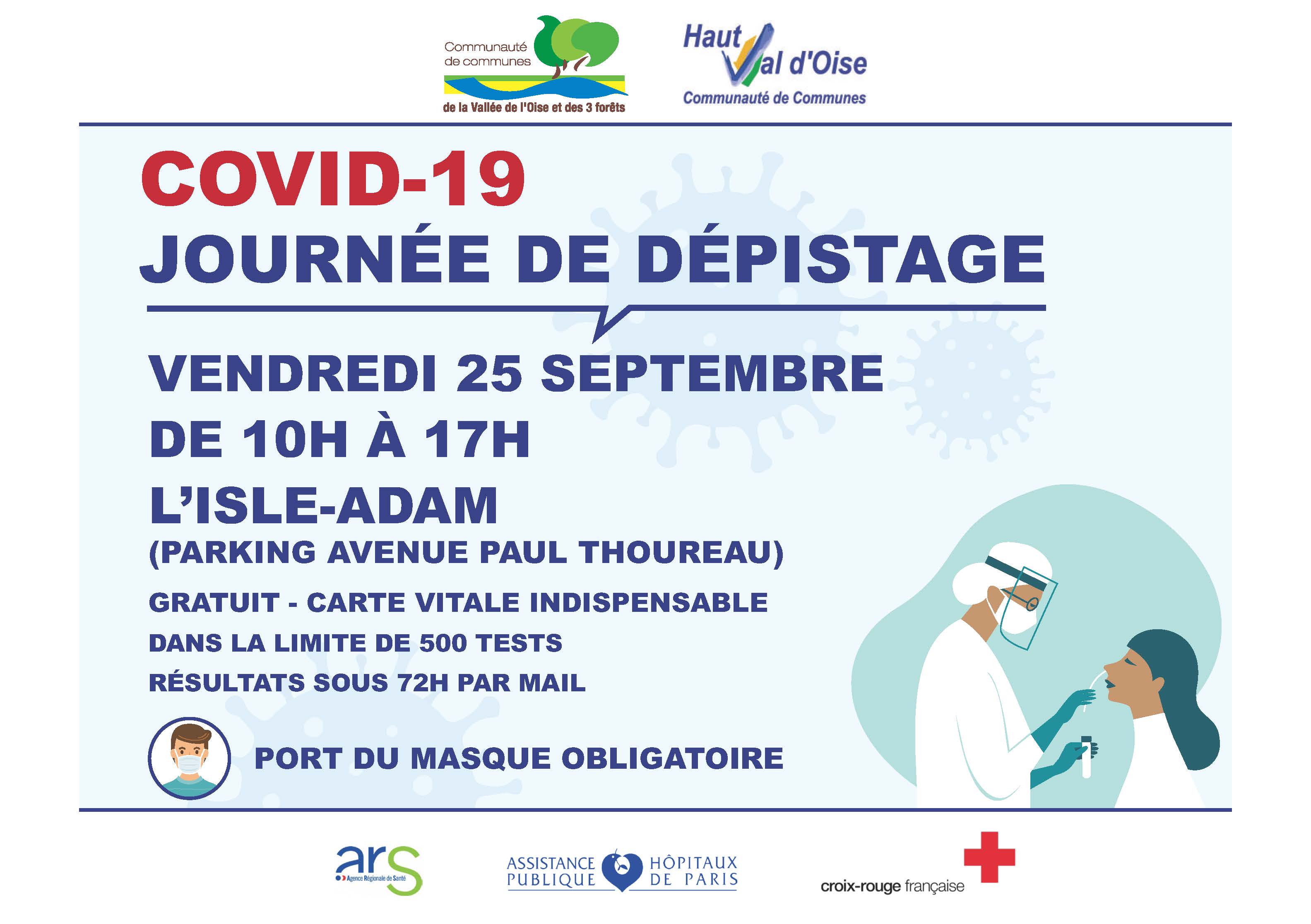 Journée de dépistage gratuit du Covid-19 pour les ...