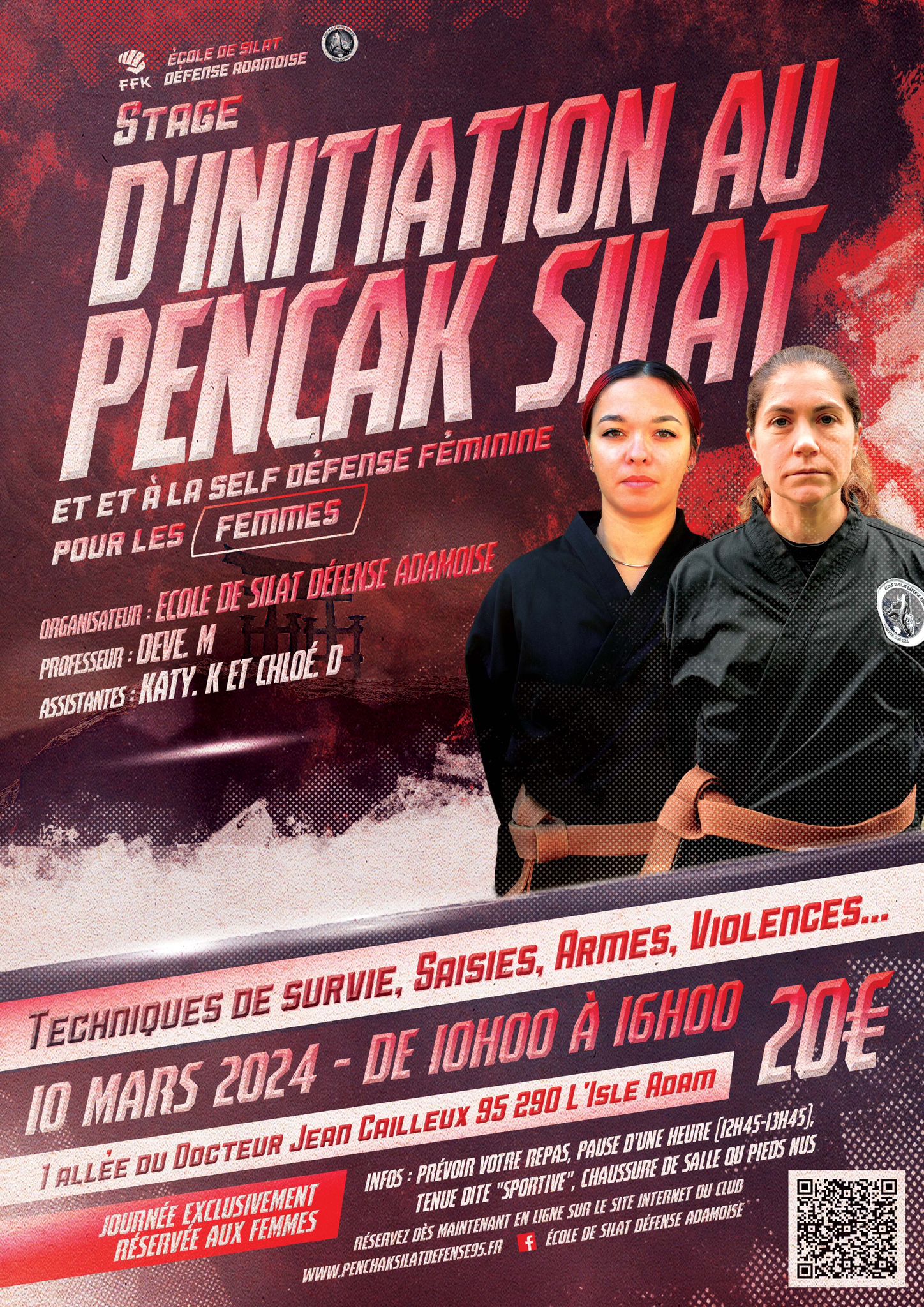 Ecole de silat adamoise / stage d'initiation au Pencak Silat | L'Isle-Adam