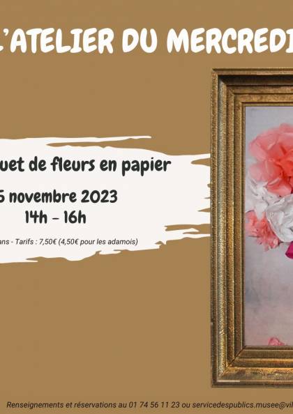 L'Atelier du mercredi - Bouquet de fleurs