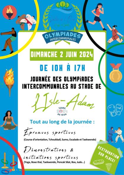 affiche olympiade 2024