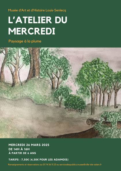 L'Atelier du mercredi - Paysage à la plume