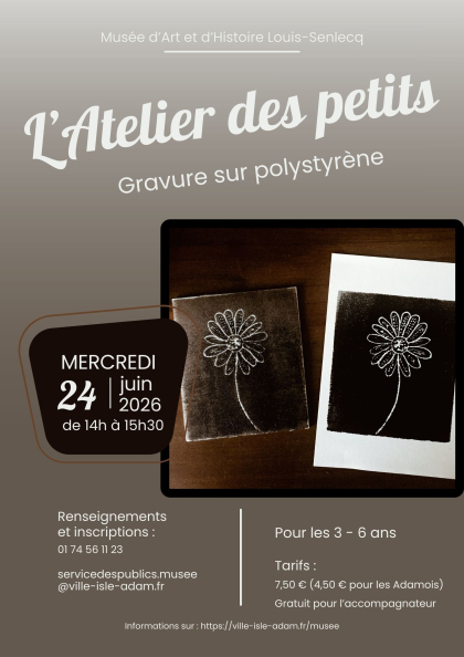 L'Atelier des Petits - Gravure sur polystyrène