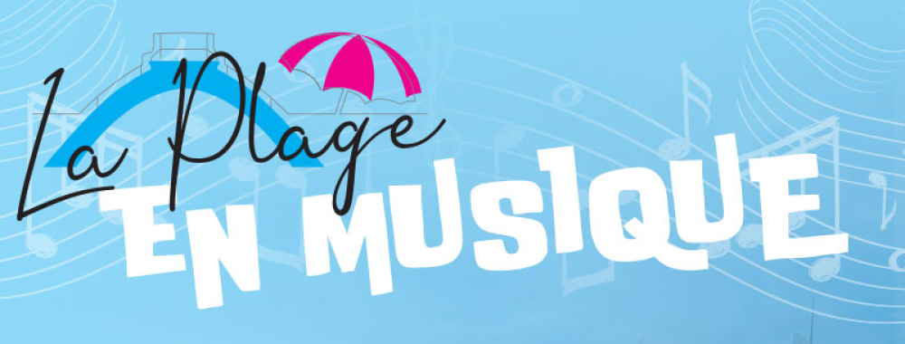 La plage en musique bandeau
