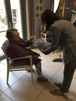 Covid-19 : Distribution de masques artisanaux aux Seniors