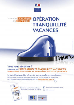 Opération Tranquillité Vacances