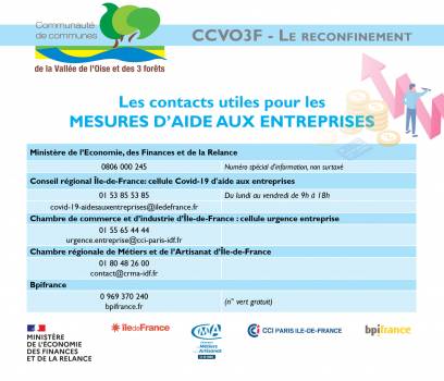 La CCVO3F soutient les commerces et les entreprises
