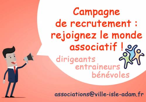 Campagne de recrutement : rejoignez le monde associatif