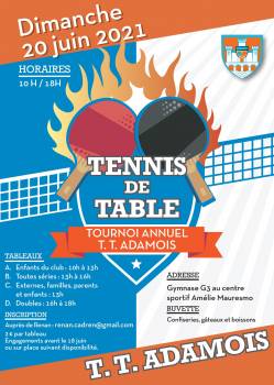 Tournoi tennis de table