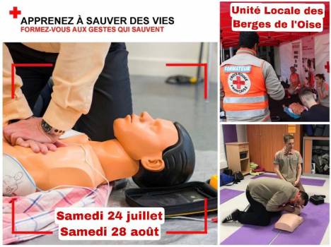 Formation premiers secours croix rouge 