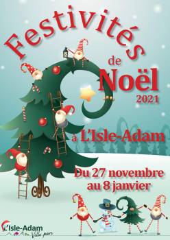 Affiche Festivités de noël 2021