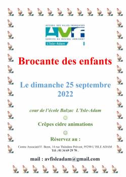 Brocante des enfants 2022