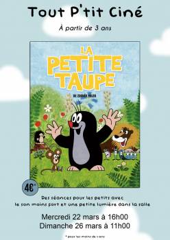 Tout p'tit ciné - La petite taupe