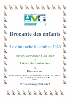 Brocante des enfants 2023