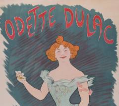 Cappiello. Odette Dulac, lithographie, 1901. Atelier Cappiello