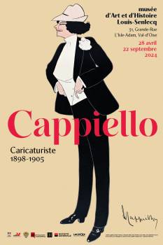 Affiche exposition Cappiello caricaturiste (1898-1905)