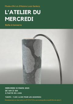 L'Atelier du mercredi - Boîte à tonnerre