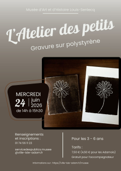 L'Atelier des Petits - Gravure sur polystyrène