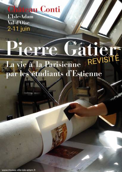 Exposition Pierre Gatier. La vie à la Parisienne par les étudiants d'Estienne