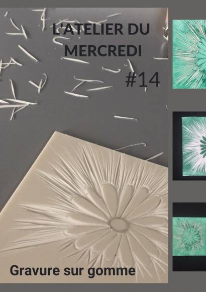 Atelier gravure sur gomme