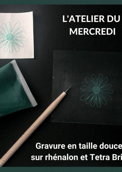 Atelier du mercredi : gravure en taille douce