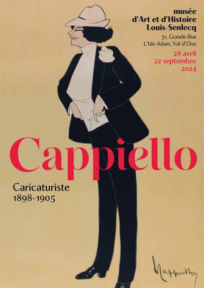 Affiche exposition Cappiello caricaturiste (1898-1905)