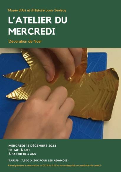 L'Atelier du mercredi - Décoration de Noël