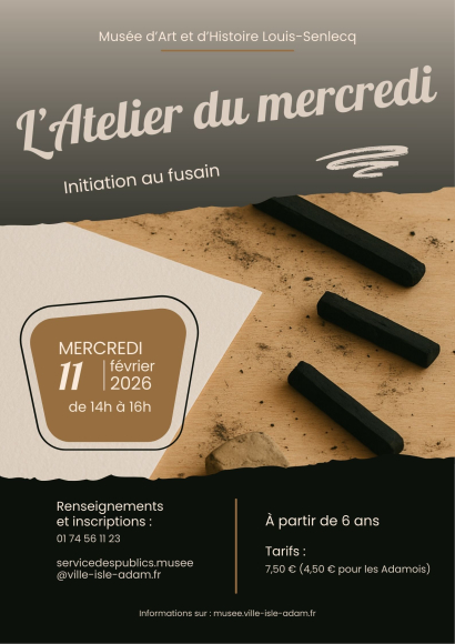 L'Atelier du mercredi - Dessin au fusain