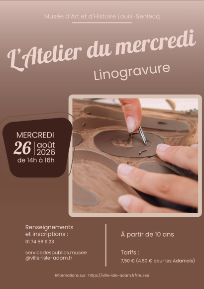 L'Atelier du mercredi - Linogravure