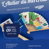 L'atelier du mercredi - Décoration d'un éventail