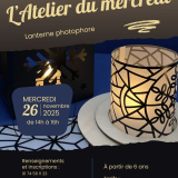 L'Atelier du mercredi - Fabrication d'une lanterne photophore